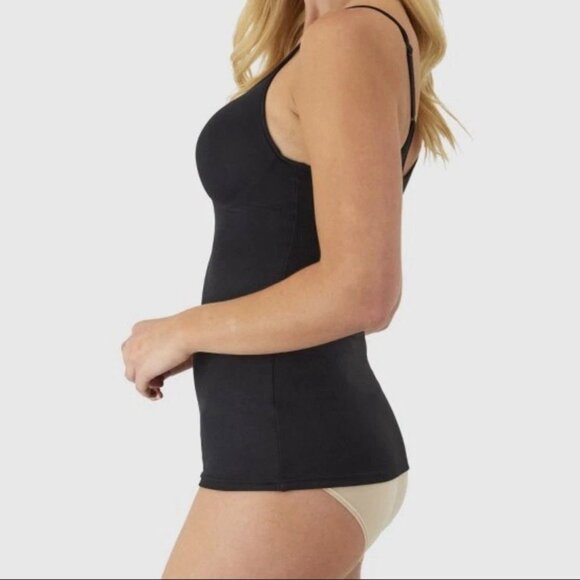 Self Expressions Black Wirefree Camisole with Foam Cups Size Small 34-38 Bra New - Picture 2 of 6